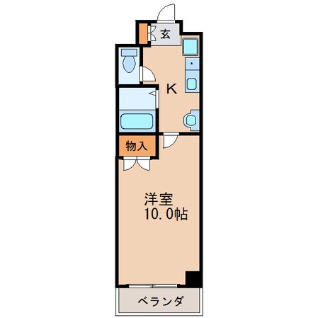 カーサ新栄の物件間取画像